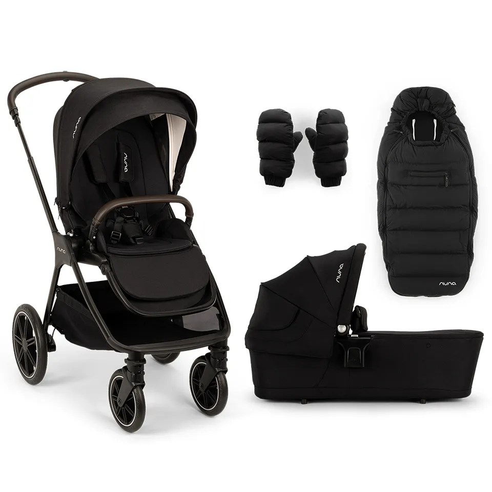 Коляска 2 в 1 Nuna TRIV LX AS с зимним комплектом