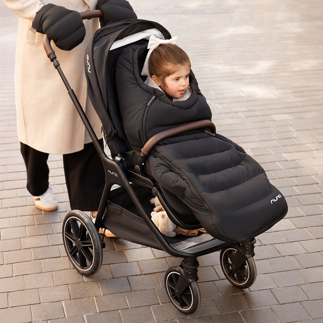 Коляска 2 в 1 Nuna TRIV LX AS с зимним комплектом